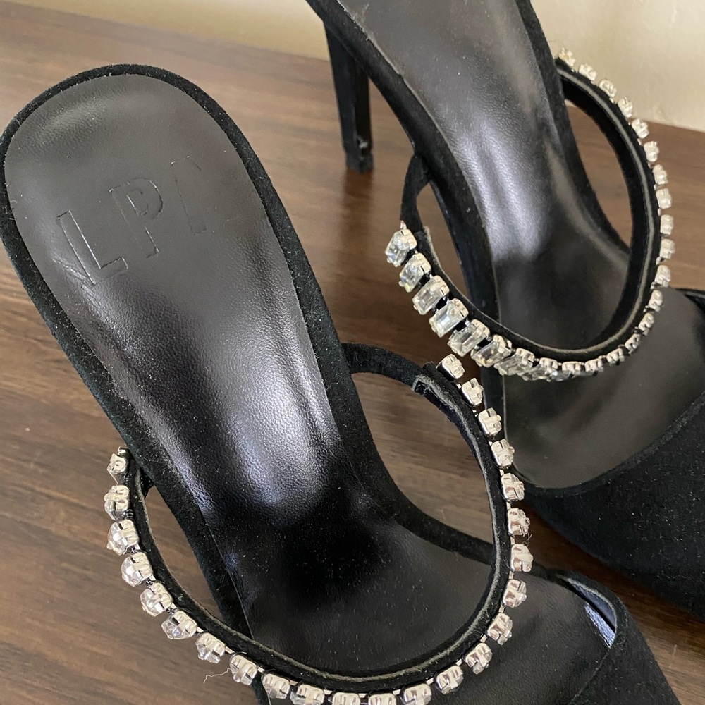 REVOLVE LPA Suede with Jewels Heel - Picture 4 of 4